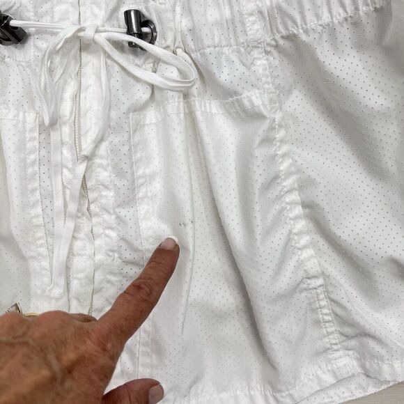 Cabi Jacket Womens L White Lightweight Pockets Active Zip Up Gorpcore Vented - Picture 5 of 12
